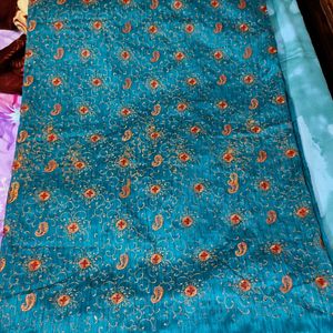 Embroidery Jute Saree