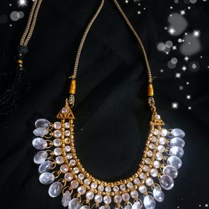 White Stone Necklace