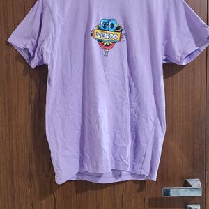 Lilac Doodle Graphic Tee