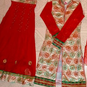 Kurta Sharara With Net Dupatta