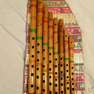 BAMBOO FLUTE Set Of 8 Pieces