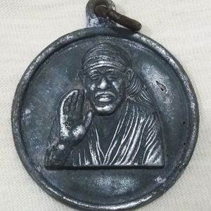 Beautiful Old Antique Look Sai & Ganesh Locket.