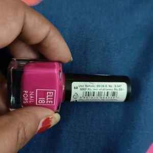 Nivea Cream Ke Sath Elle18 Pink Nail Paint Free