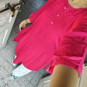 Rose Colour Kurti