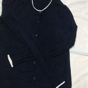 44/45Size Front Open Sweater