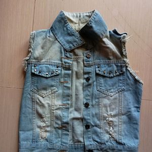 Trending Demage Denim Jacket