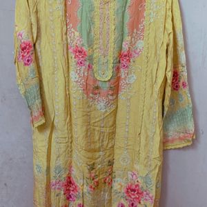 Yellow Kurta Suit Set Fashor