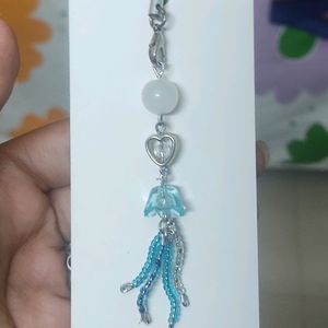 Blue Jelly Fish Phone Charms