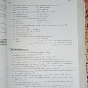 T. S. Grewal Accounts Book For Class 11