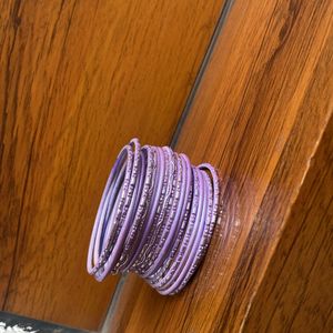Purple Color Bangles