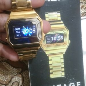 Casio Vintage Edition Golden Watch New