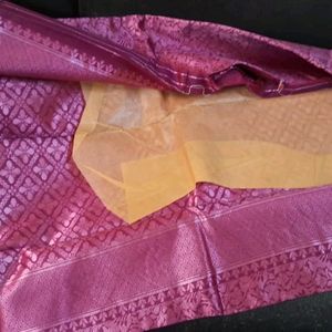 Pink South Indian Saree