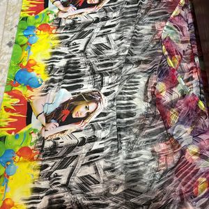 Degital Print Saree