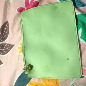 square green purse unused use as makeup product