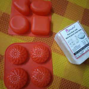 Goat Milk Soap Base with Molds