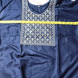 Sequence Work Stitched Reyon Kurta