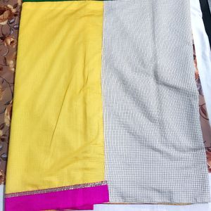 WOMEN DOUBLE SHADED SAREE