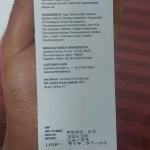 Minimalist 10 % Niacinamide Serum 30 Ml