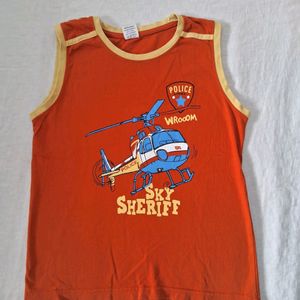 Sleeveless T Shirt For Boys