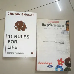 Chetan Bhagat 11 Rules Of Life And Five Point Some