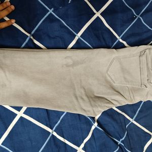 Grey Knee Length Jeans