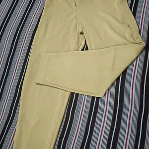 Yellow Super High Waist Formal Pant