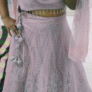 Pink Wastern Lehenga