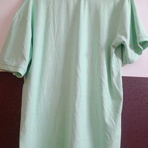 The Green Polyster Tshirt For Mens