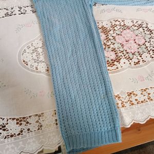 LIGHT BLUE FIRREL CARDIGAN