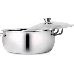 Stainless Steel Handi With Lid,Pack Of 4