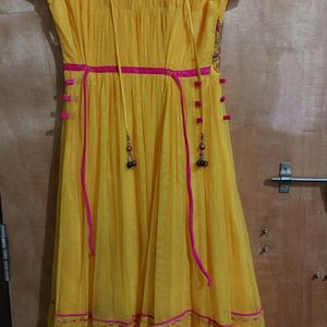 Short Frock With Shalwar And Dupatta