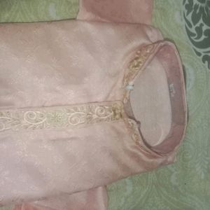 Pink Embroidery Sherwani