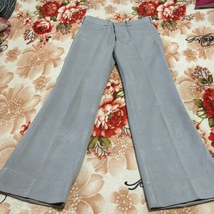 High Waist Grey Trousers