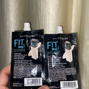 Maybelline New York Fit ME Foundation Trail Packs