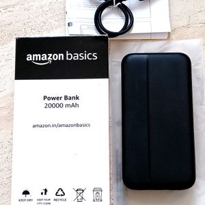 Brand new Power Bank By Amazon Basics 20,000 MAh