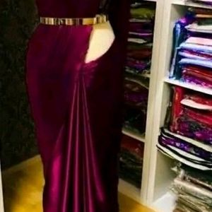 Satin Silk Saree