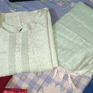 Women Kurta  Set With Dupatta