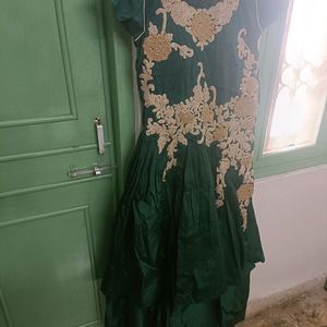 Bottle Green Gown