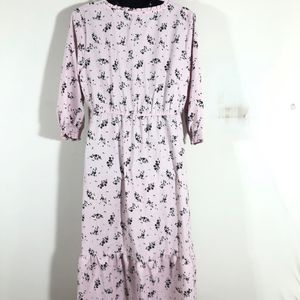 Ligth Pink Printed Dress(Women’s)