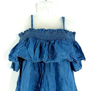 🛑SALE 🛑 Vera Moda Denim Blue Coloured Dress