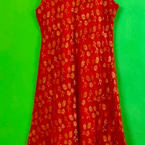 Red Party Wear Gown