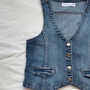 Zara Denim Vest