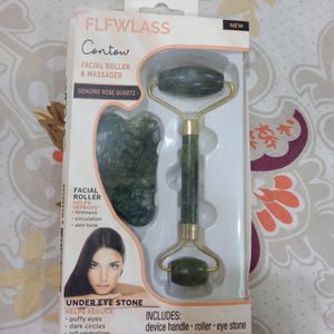 Brand New Face Roller And Gua Sha Massager Combo