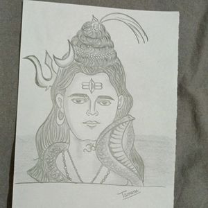 6 Drawings of Lord Shiva Ji