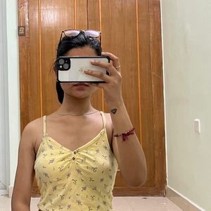 Summer Yellow Top