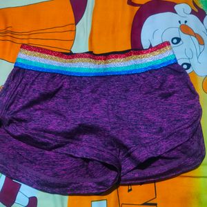 Women's Rainbow Colour Shorts