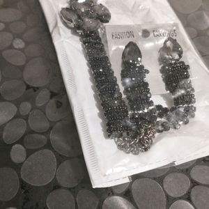 Black Jewellery Set