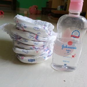 Diapers+Oil For Baby