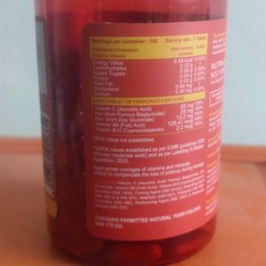 Chelated Iron+Vitamin C+Folic Acid+Vitamin B12+Zin