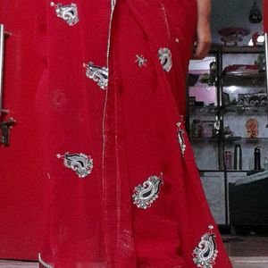 Festive Georgette Saree